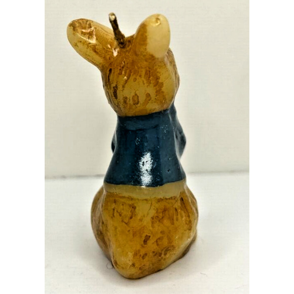 Vintage Decorative Spring Easter Bunny Candle 2.5" SKU H394 - Picture 2 of 3